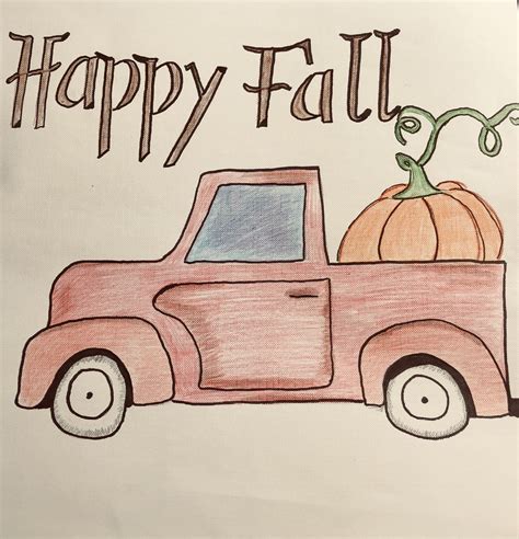 cute fall sketches